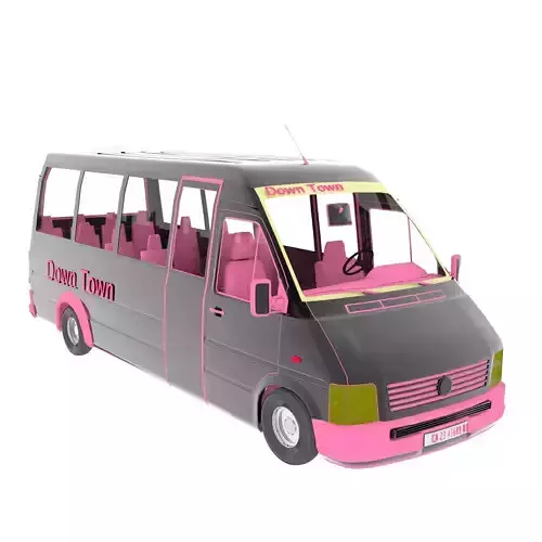 Minibus 3D model