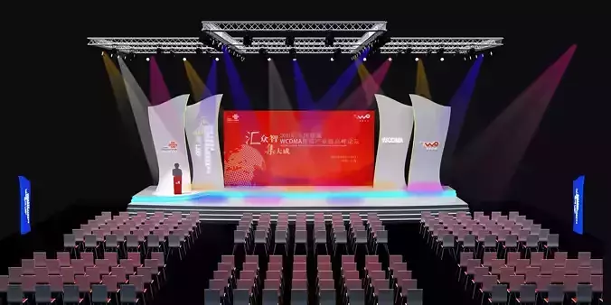 Stage party concert fashion catwalk T station  72