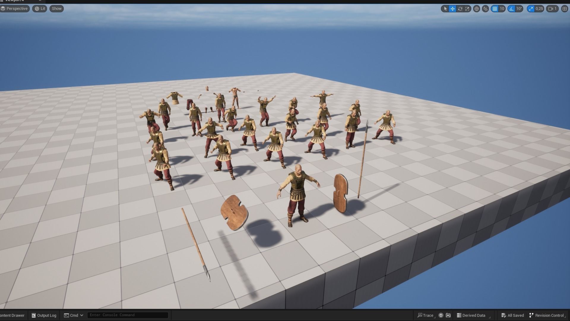 Persian 1 A pose Low-poly character redy for games Low-poly 3D model_19