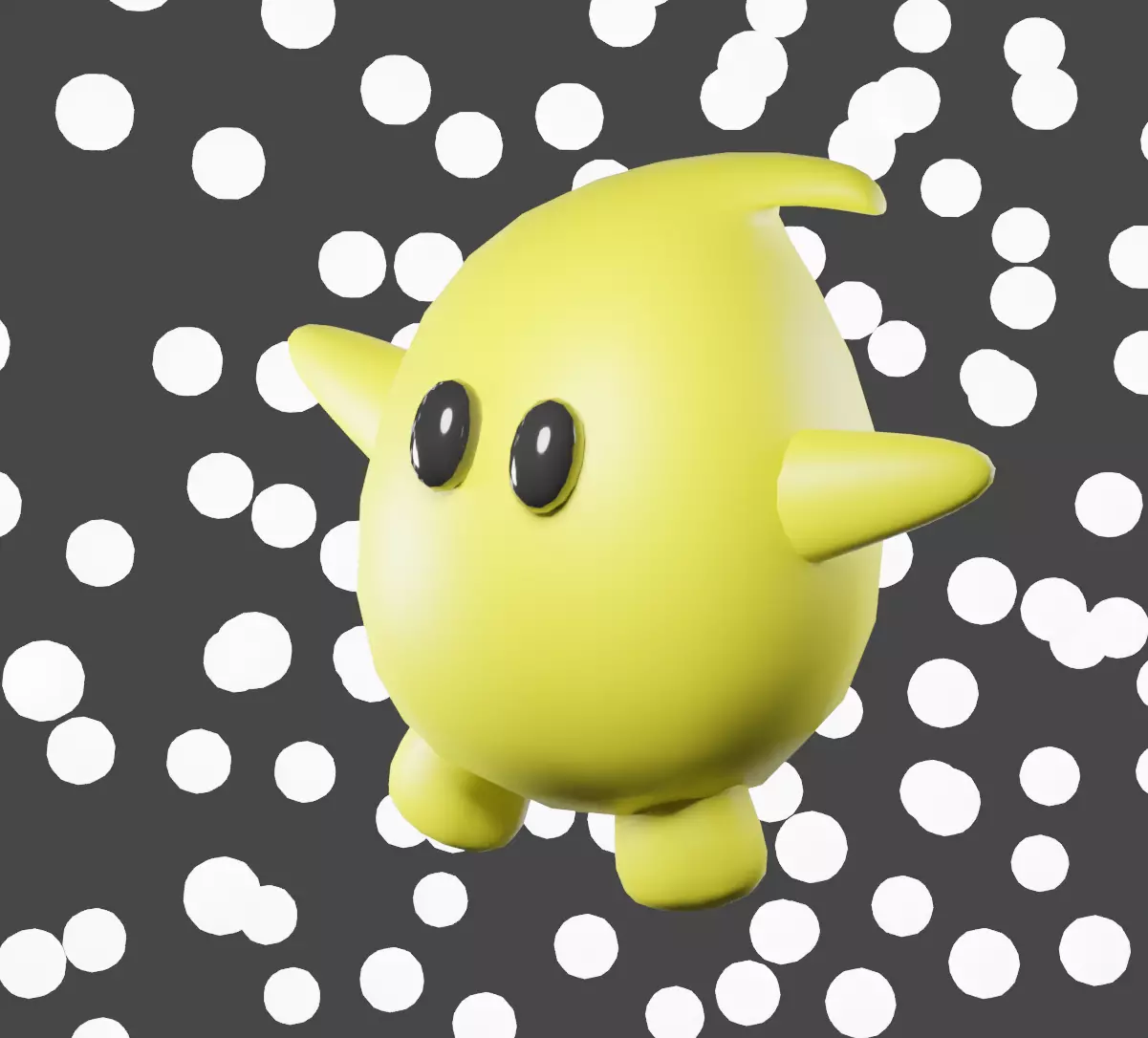 3D Star Low-poly 3D model_0