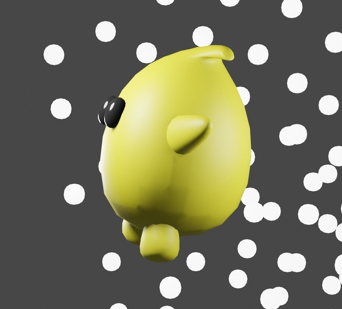 3D Star Low-poly 3D model_1