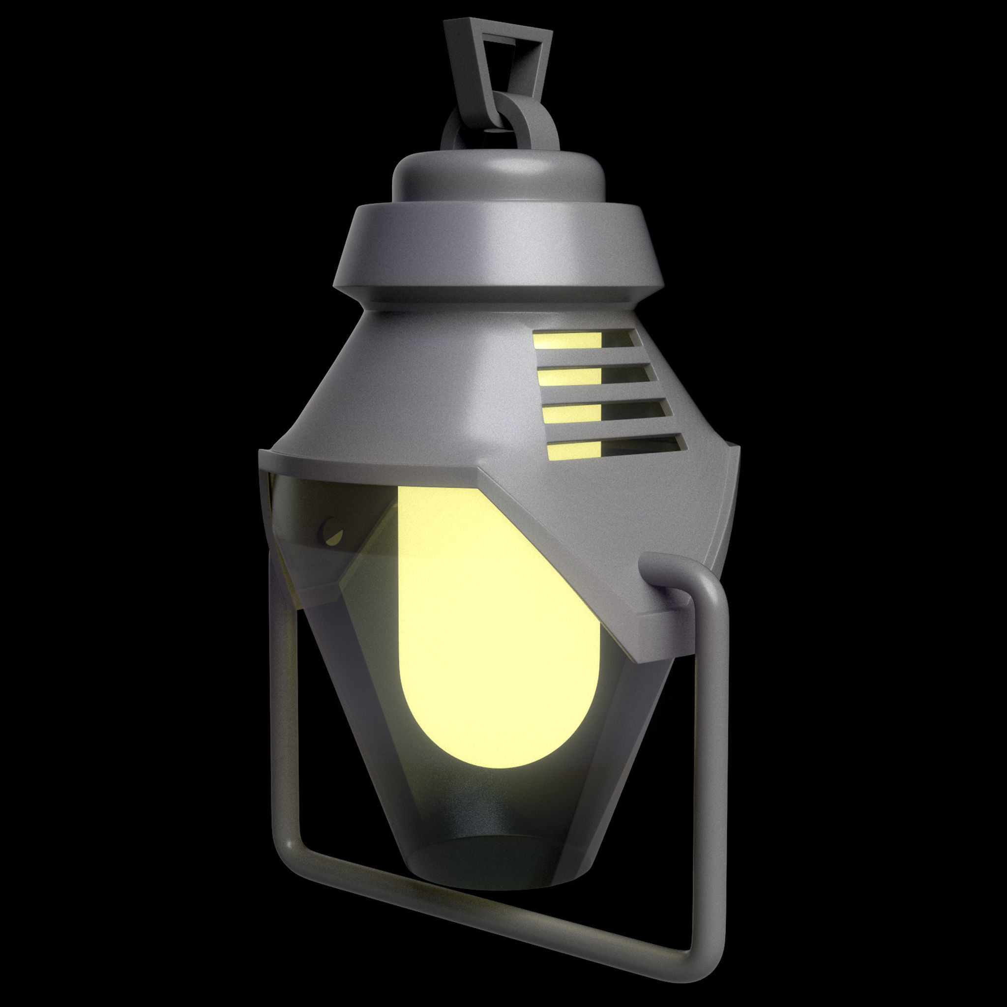 40 Lanterns Base Mesh Pack Low-poly 3D model_5