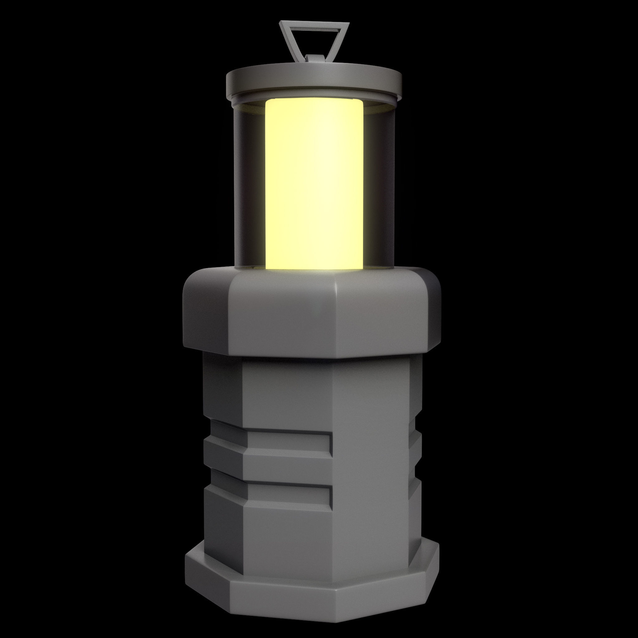 40 Lanterns Base Mesh Pack Low-poly 3D model_2