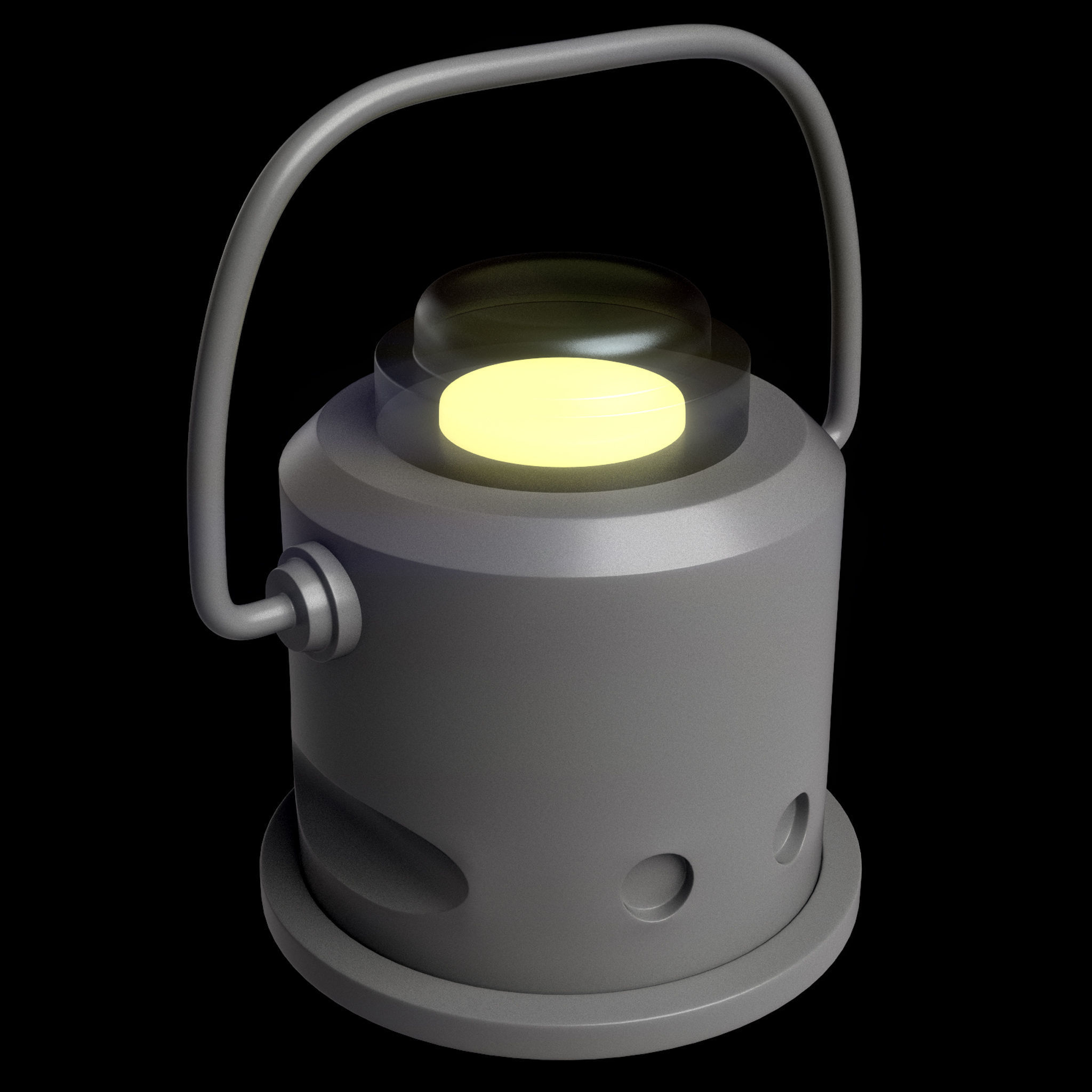 40 Lanterns Base Mesh Pack Low-poly 3D model_3