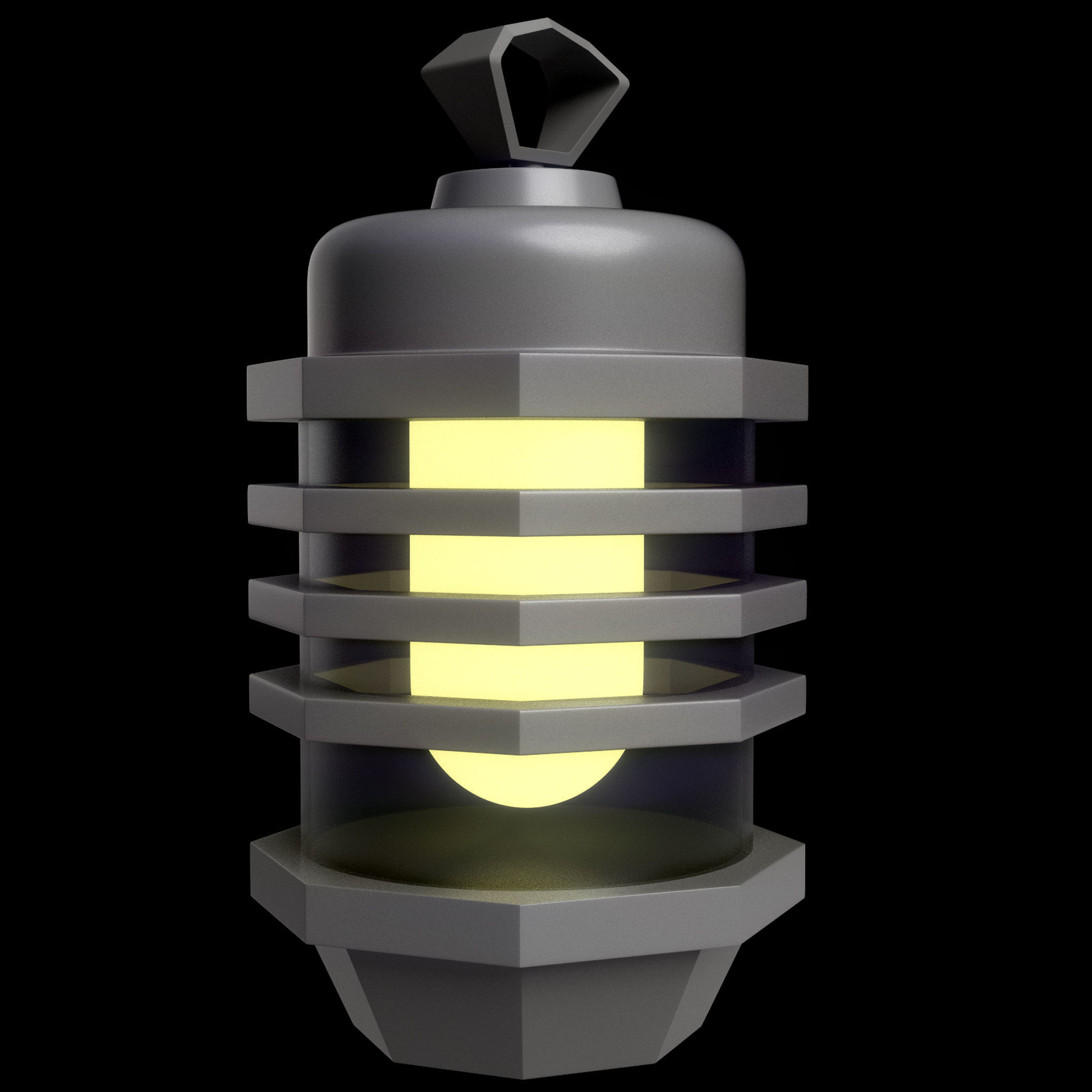 40 Lanterns Base Mesh Pack Low-poly 3D model_10