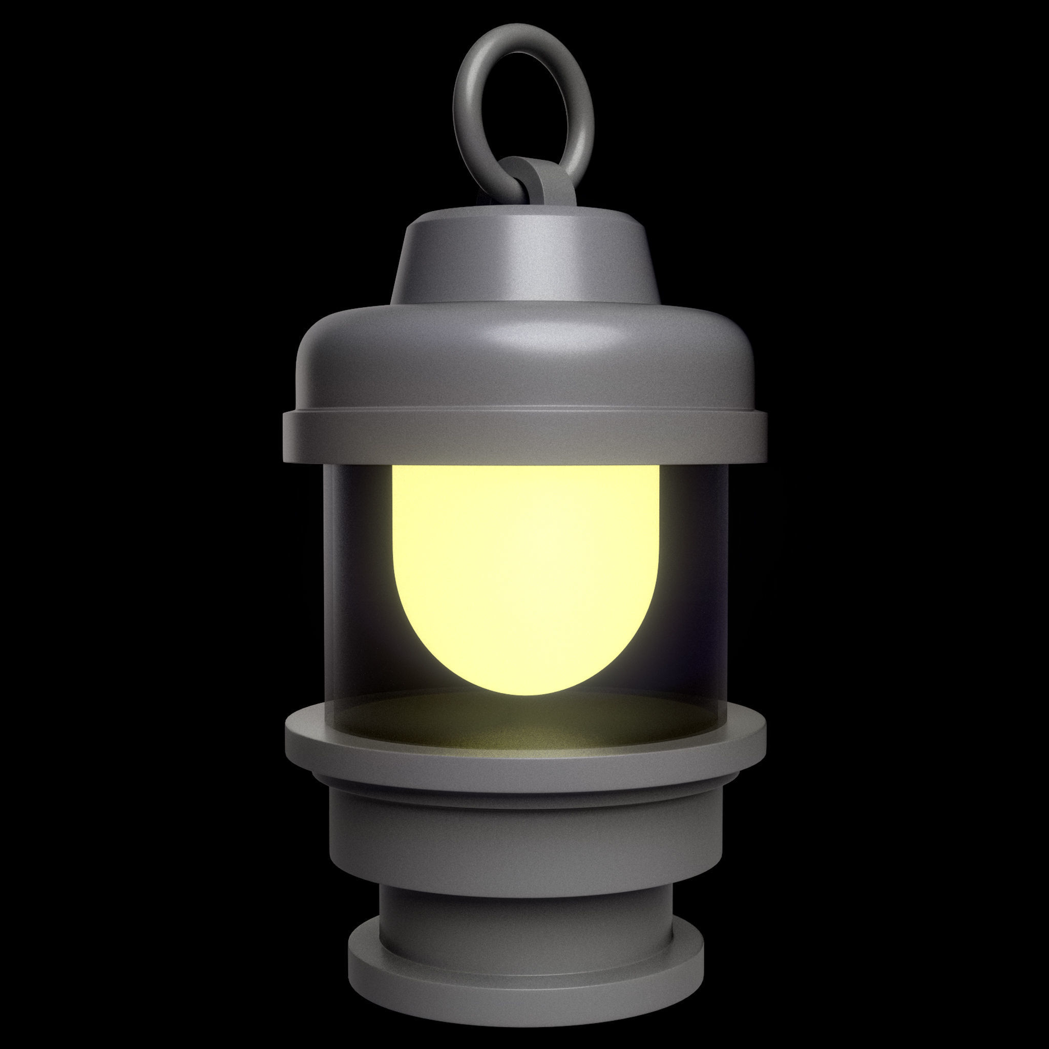 40 Lanterns Base Mesh Pack Low-poly 3D model_9