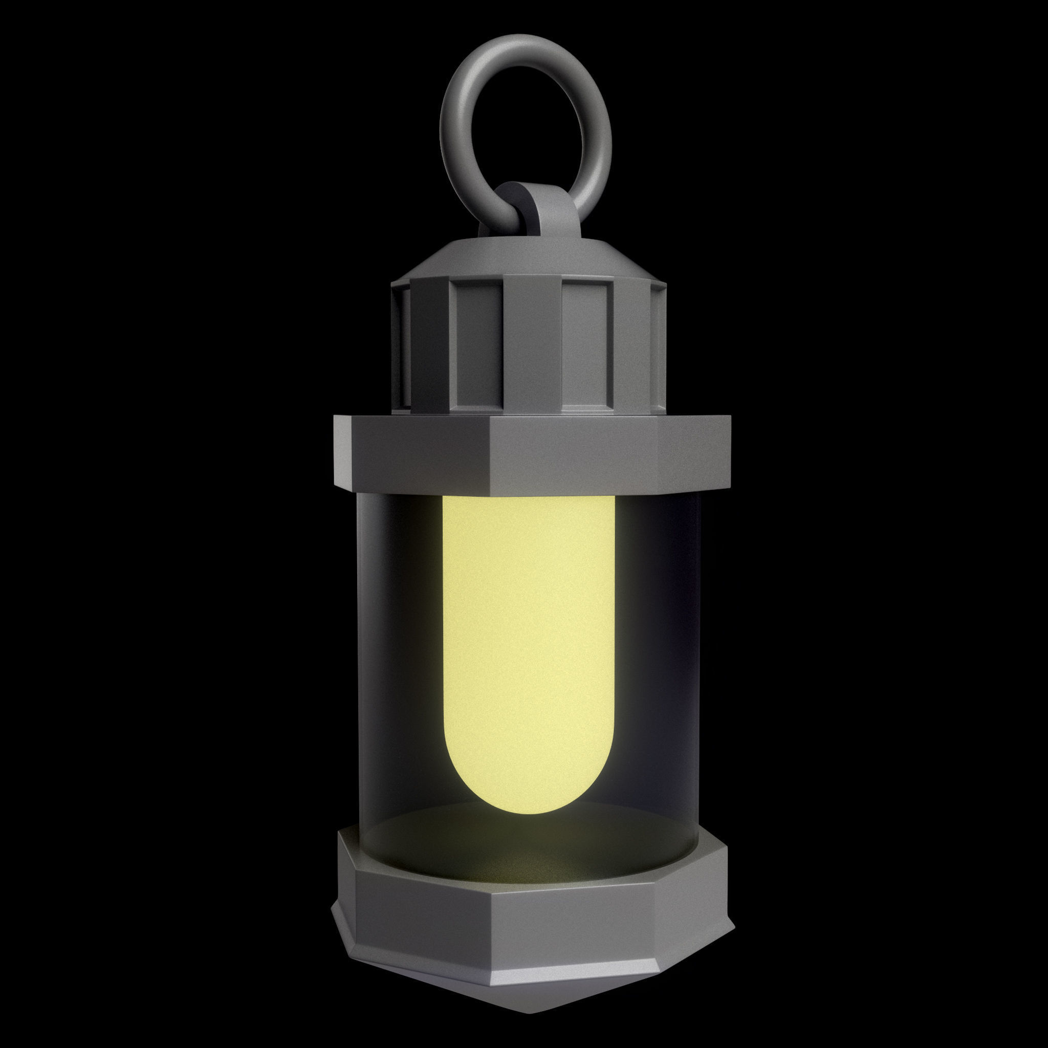 40 Lanterns Base Mesh Pack Low-poly 3D model_16