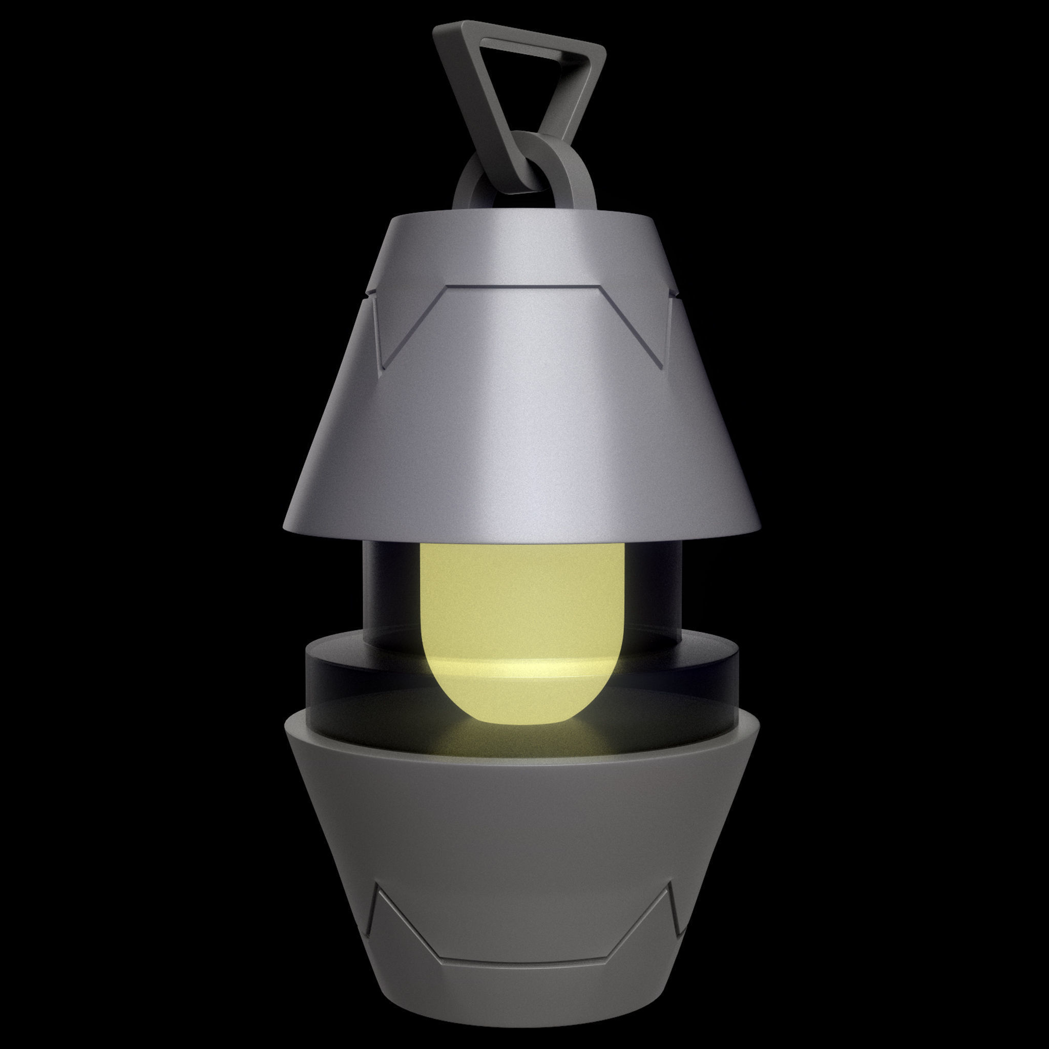 40 Lanterns Base Mesh Pack Low-poly 3D model_8