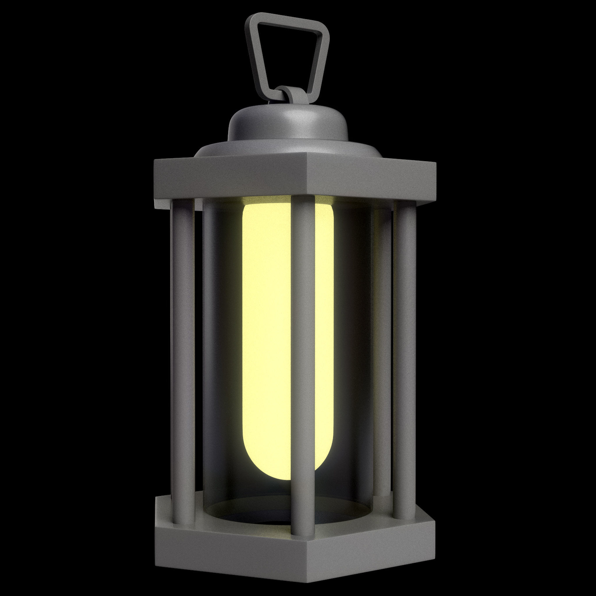 40 Lanterns Base Mesh Pack Low-poly 3D model_34