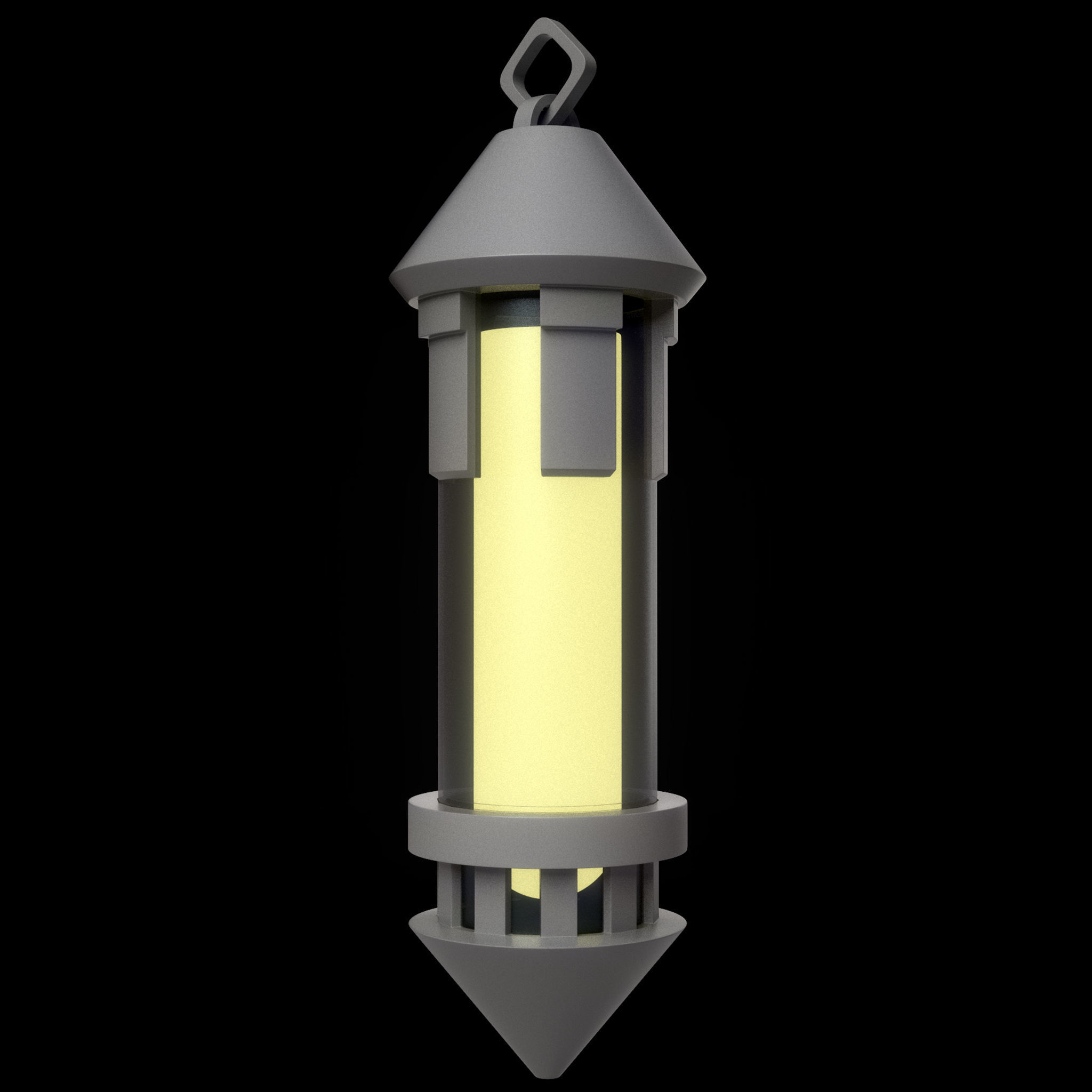 40 Lanterns Base Mesh Pack Low-poly 3D model_6