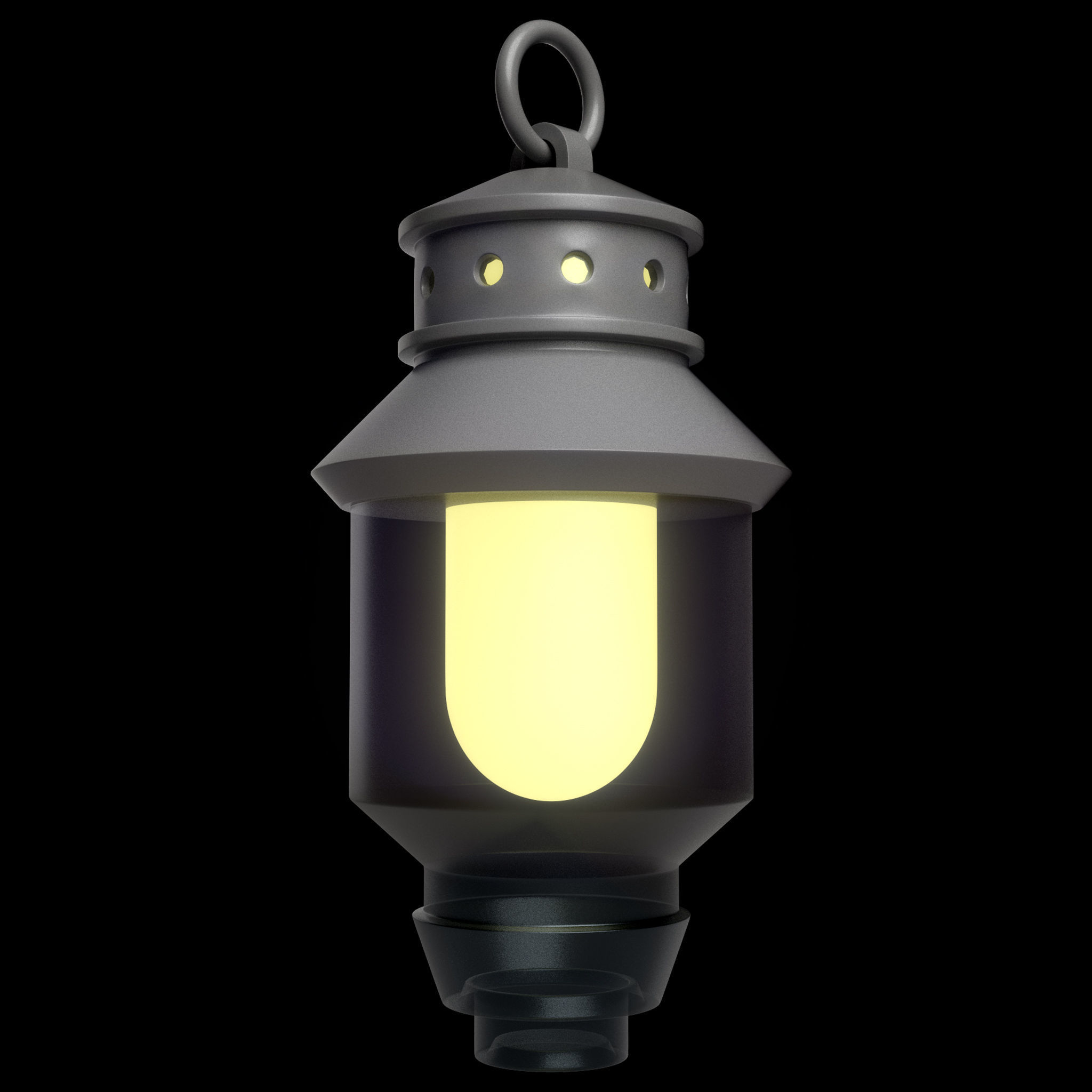 40 Lanterns Base Mesh Pack Low-poly 3D model_24