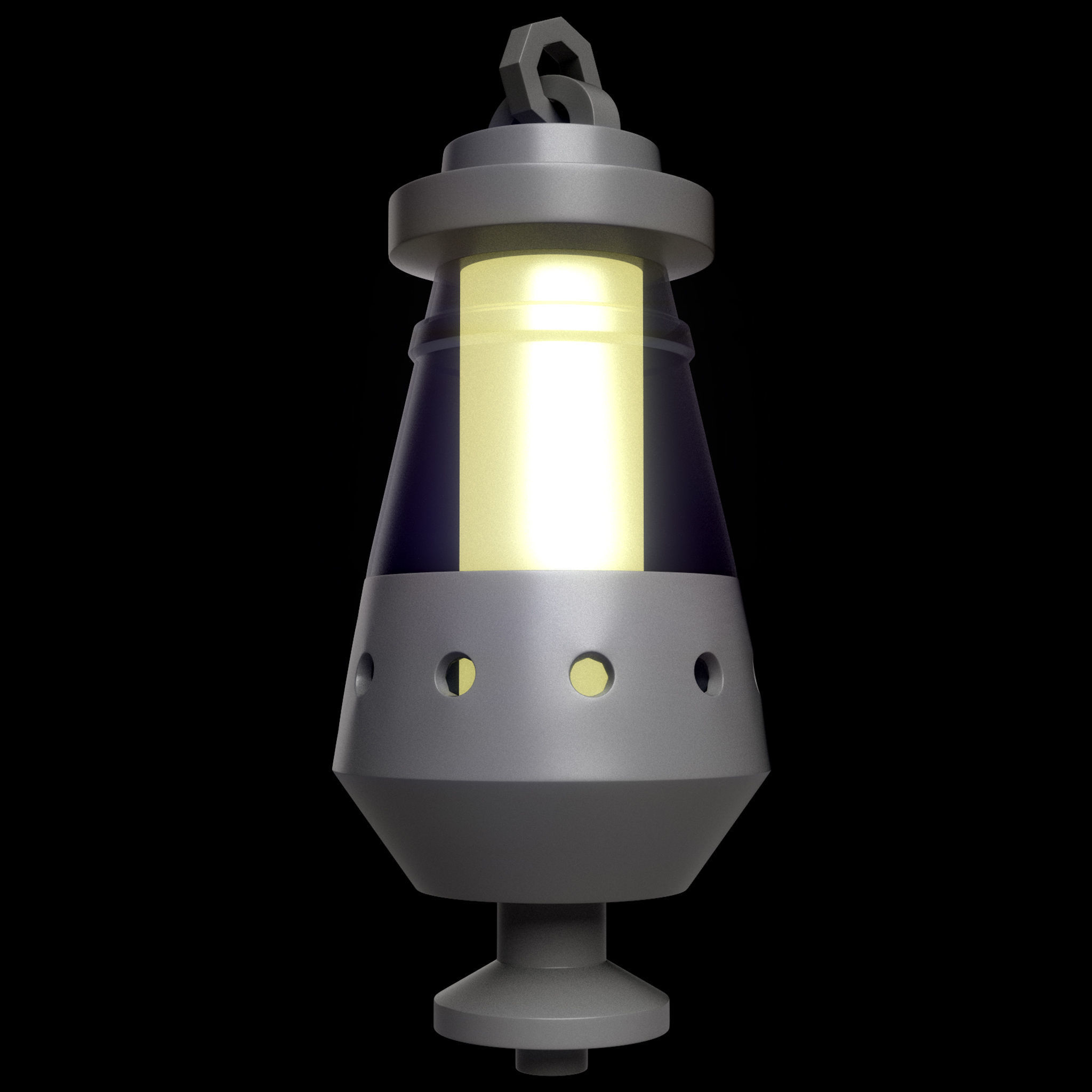 40 Lanterns Base Mesh Pack Low-poly 3D model_23