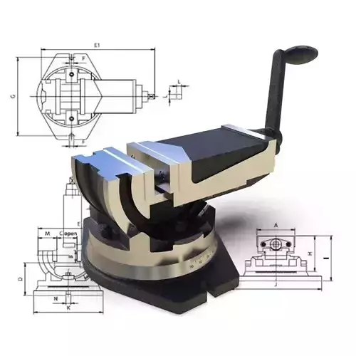 Machine Vise  3D model