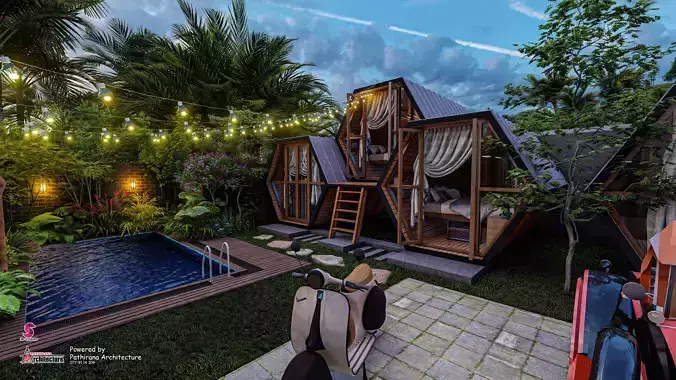 Cabana 3D model