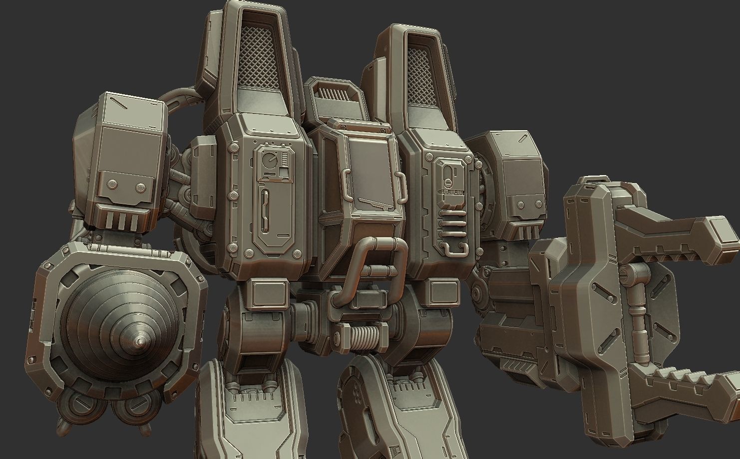 SCV - Starcraft 2 3d Print Statue 3D print model_17