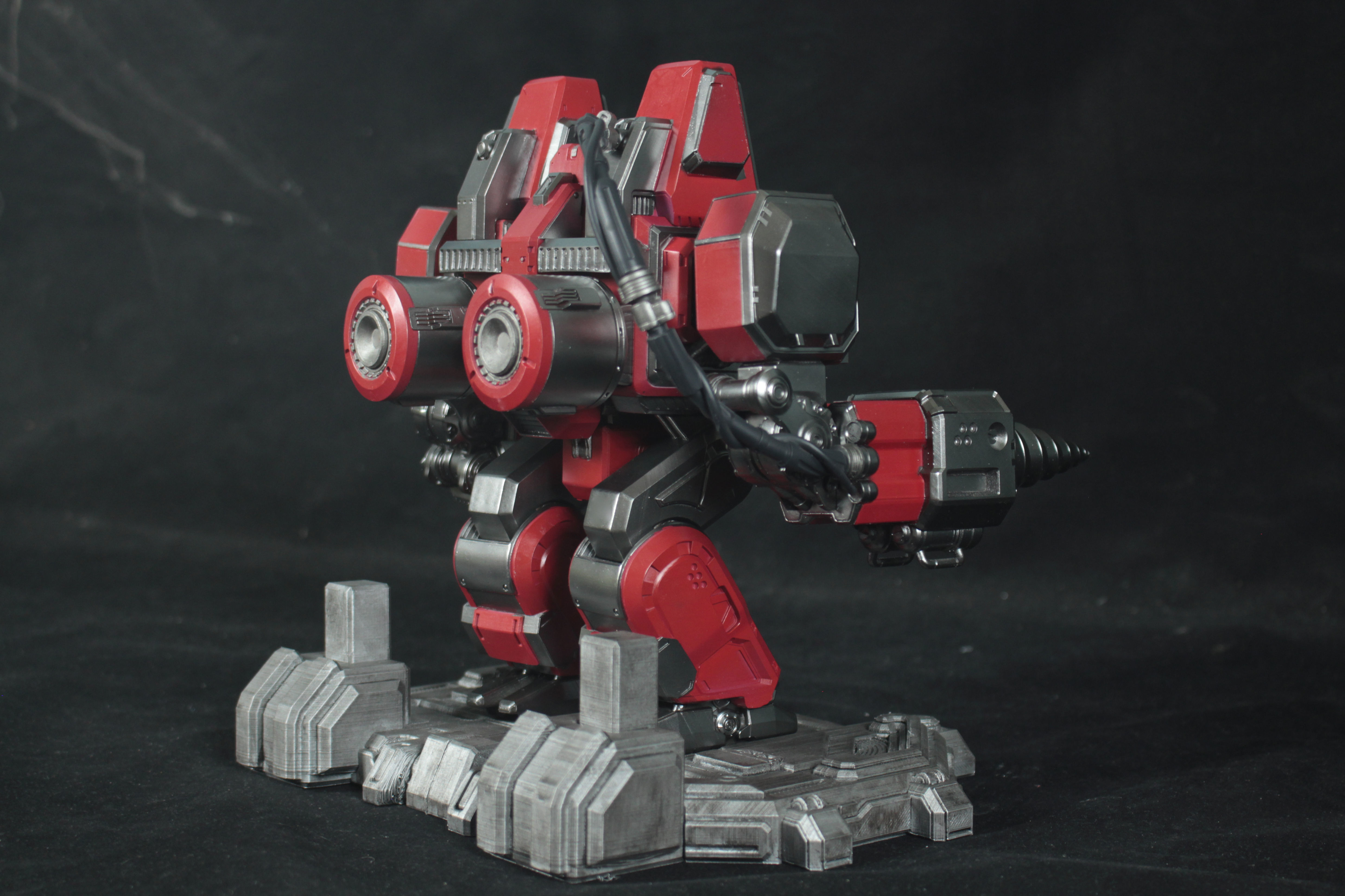 SCV - Starcraft 2 3d Print Statue 3D print model_9