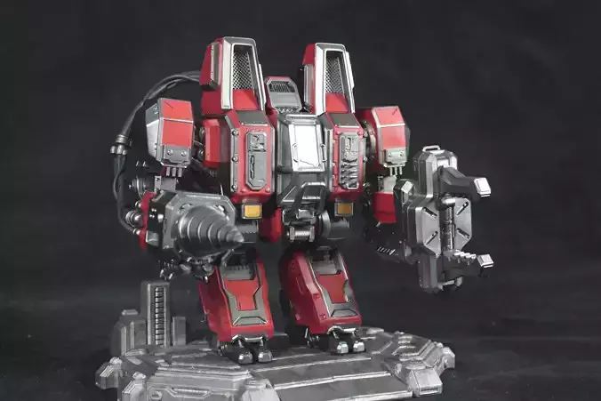 SCV - Starcraft 2 3d Print Statue 3D print model