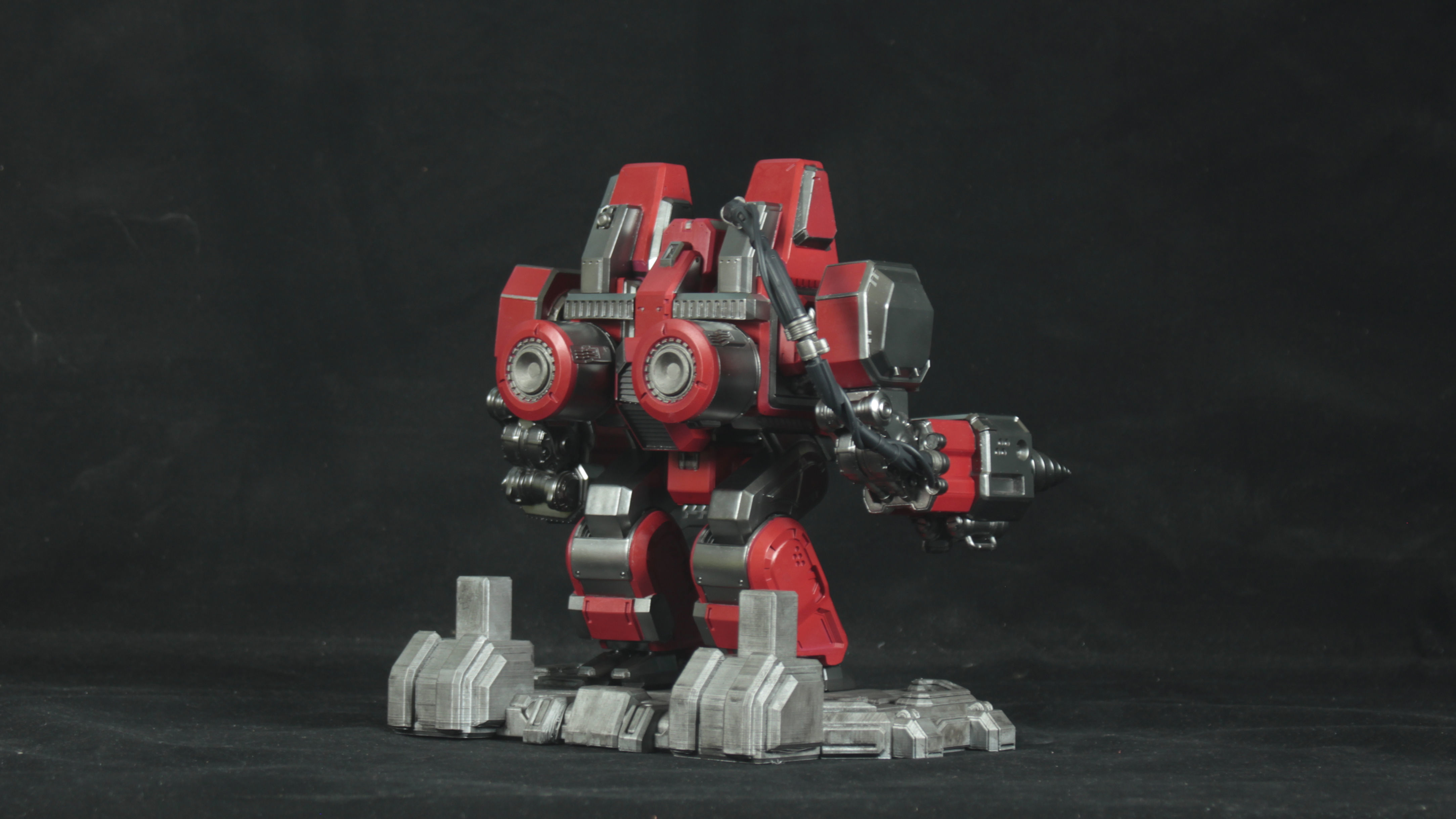 SCV - Starcraft 2 3d Print Statue 3D print model_3