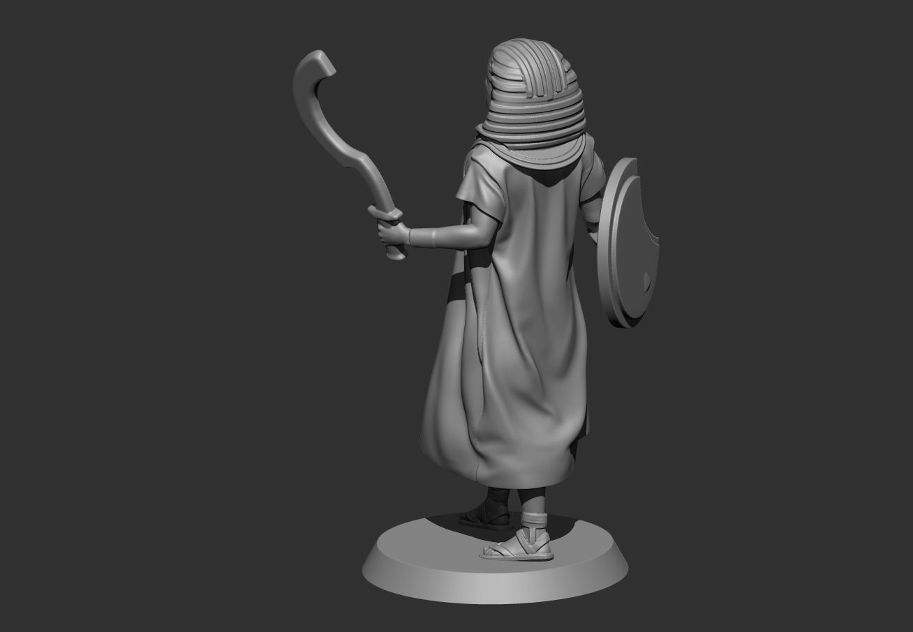 Egyptian God Gor 3D print model_5