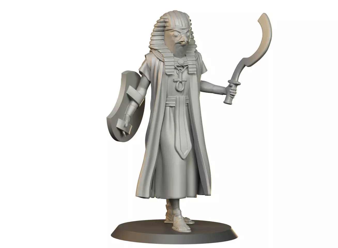 Egyptian God Gor 3D print model_0