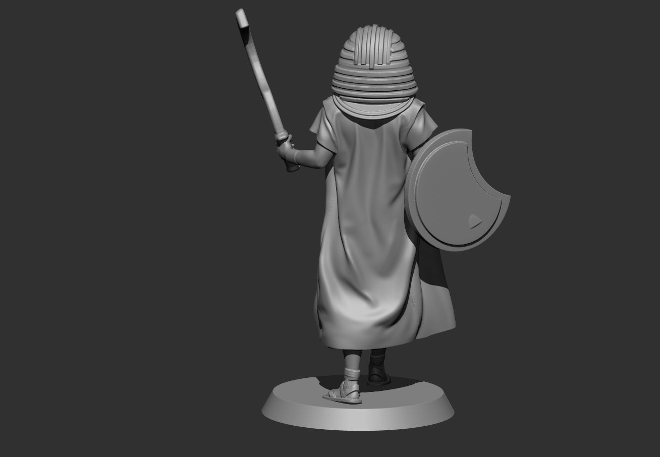Egyptian God Gor 3D print model_6