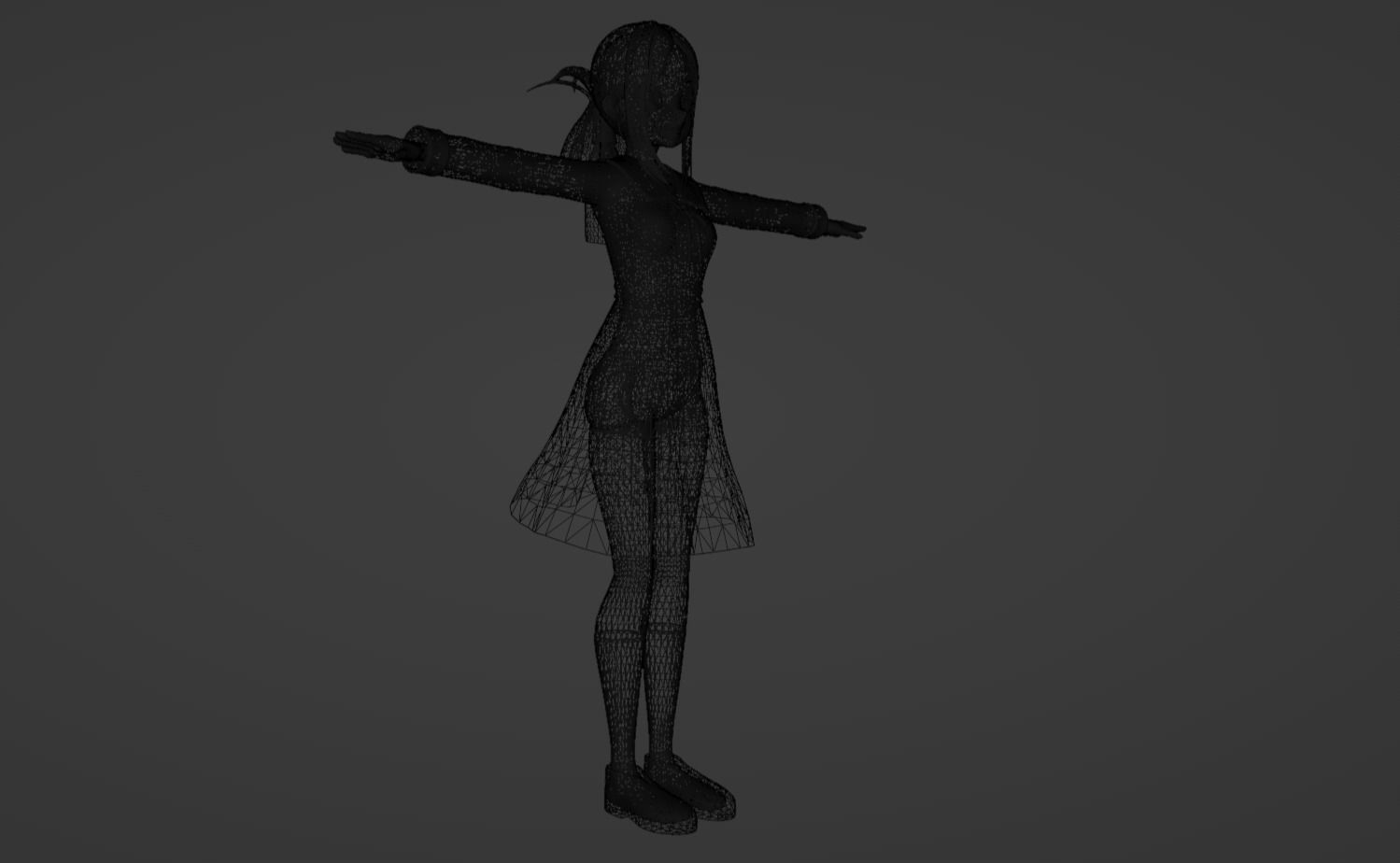 Anime Character - Kaguya Shinomiya 3D model_17