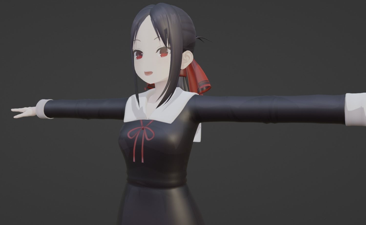 Anime Character - Kaguya Shinomiya 3D model_9