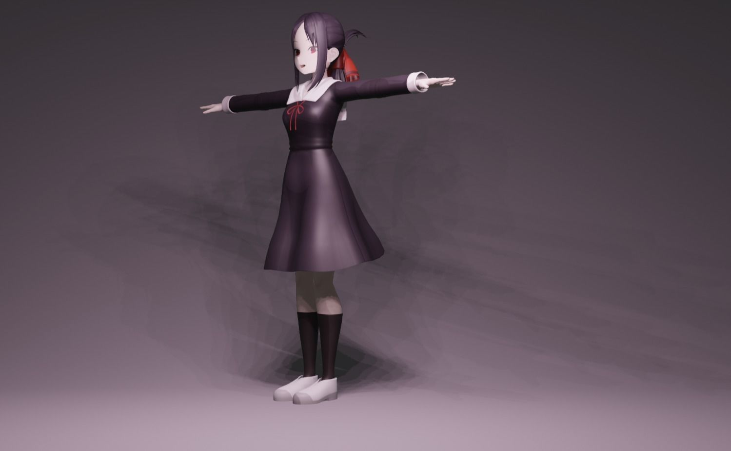 Anime Character - Kaguya Shinomiya 3D model_7