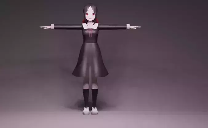 Anime Character - Kaguya Shinomiya 3D model
