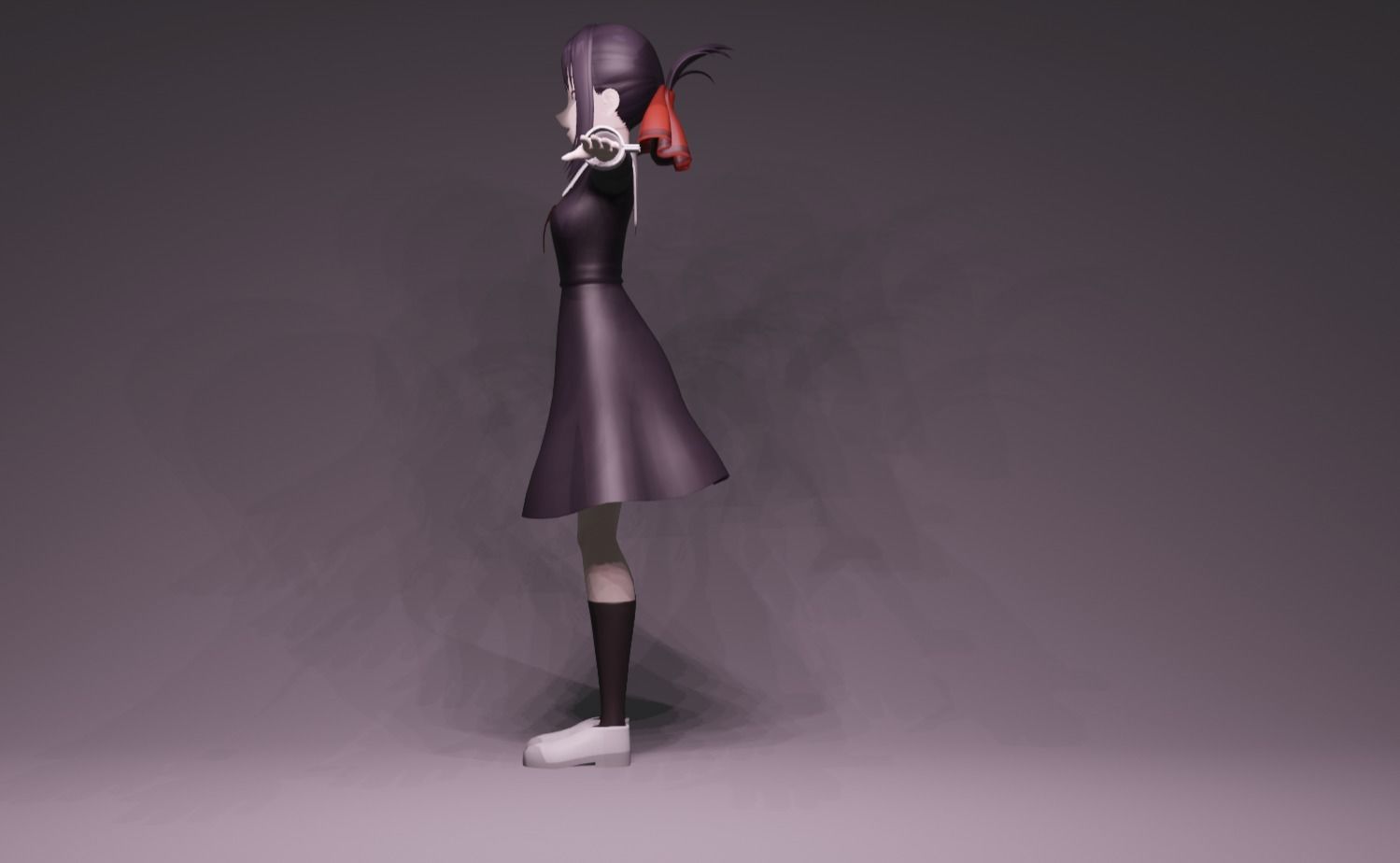 Anime Character - Kaguya Shinomiya 3D model_6