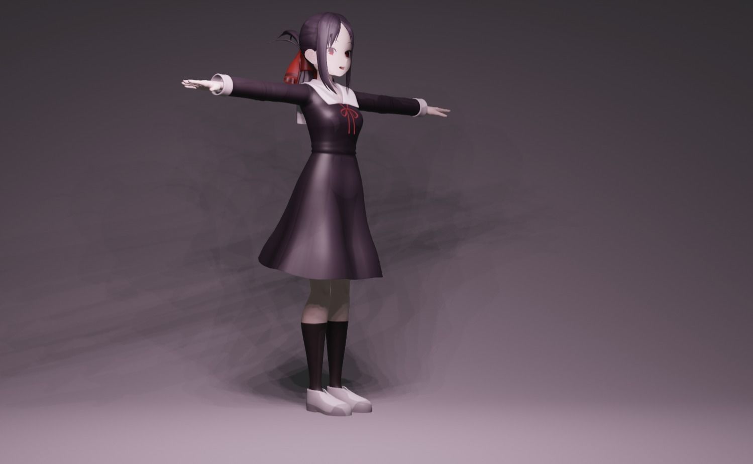 Anime Character - Kaguya Shinomiya 3D model_1