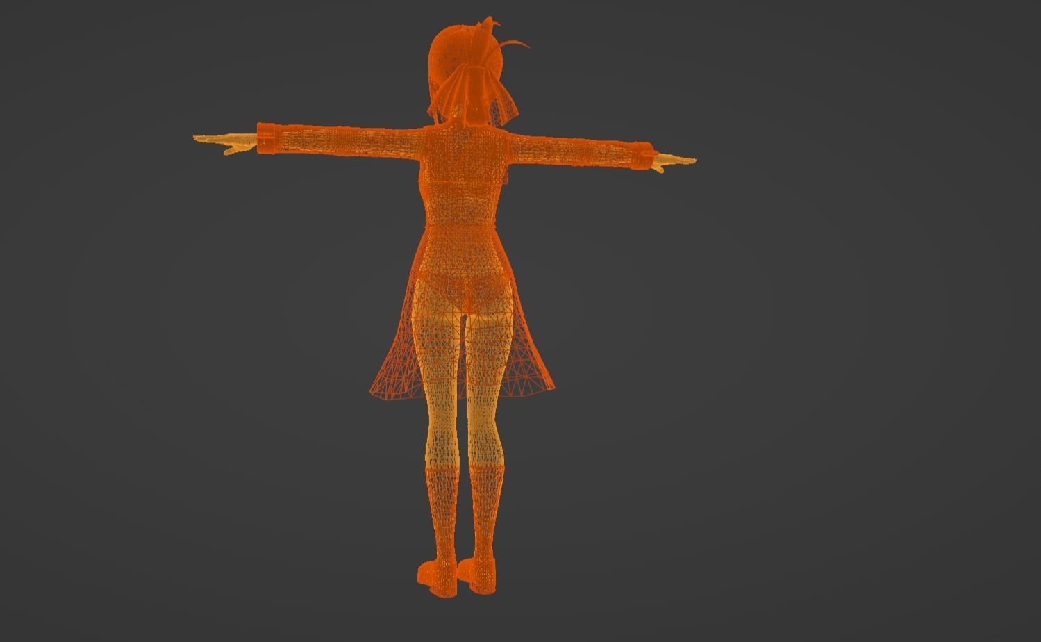 Anime Character - Kaguya Shinomiya 3D model_13