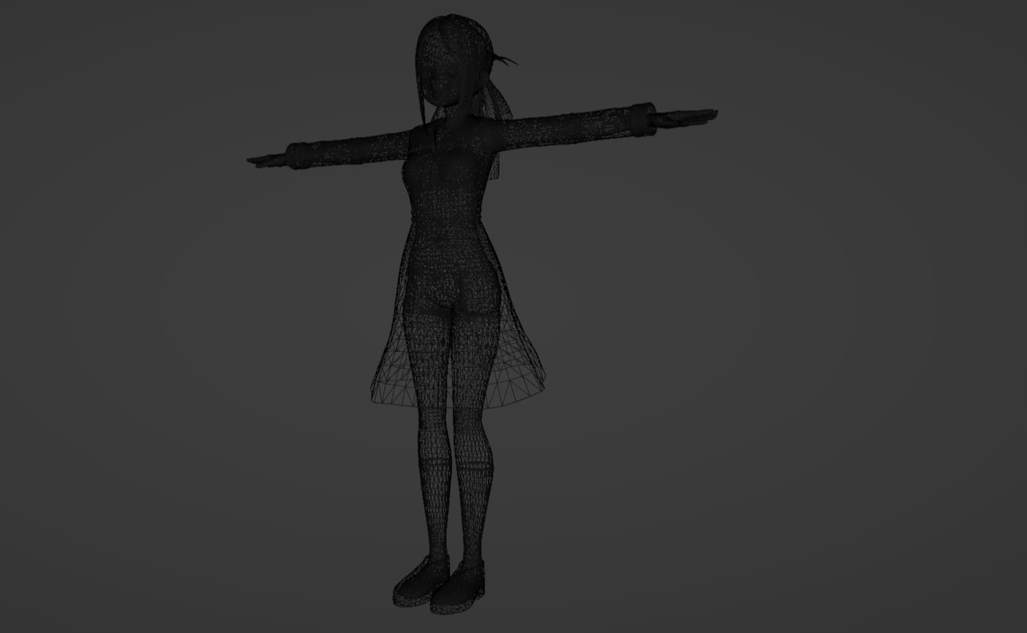 Anime Character - Kaguya Shinomiya 3D model_16