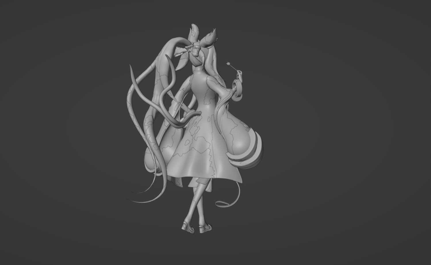 Anime Character - Kokonoe Mercury 3D model_12