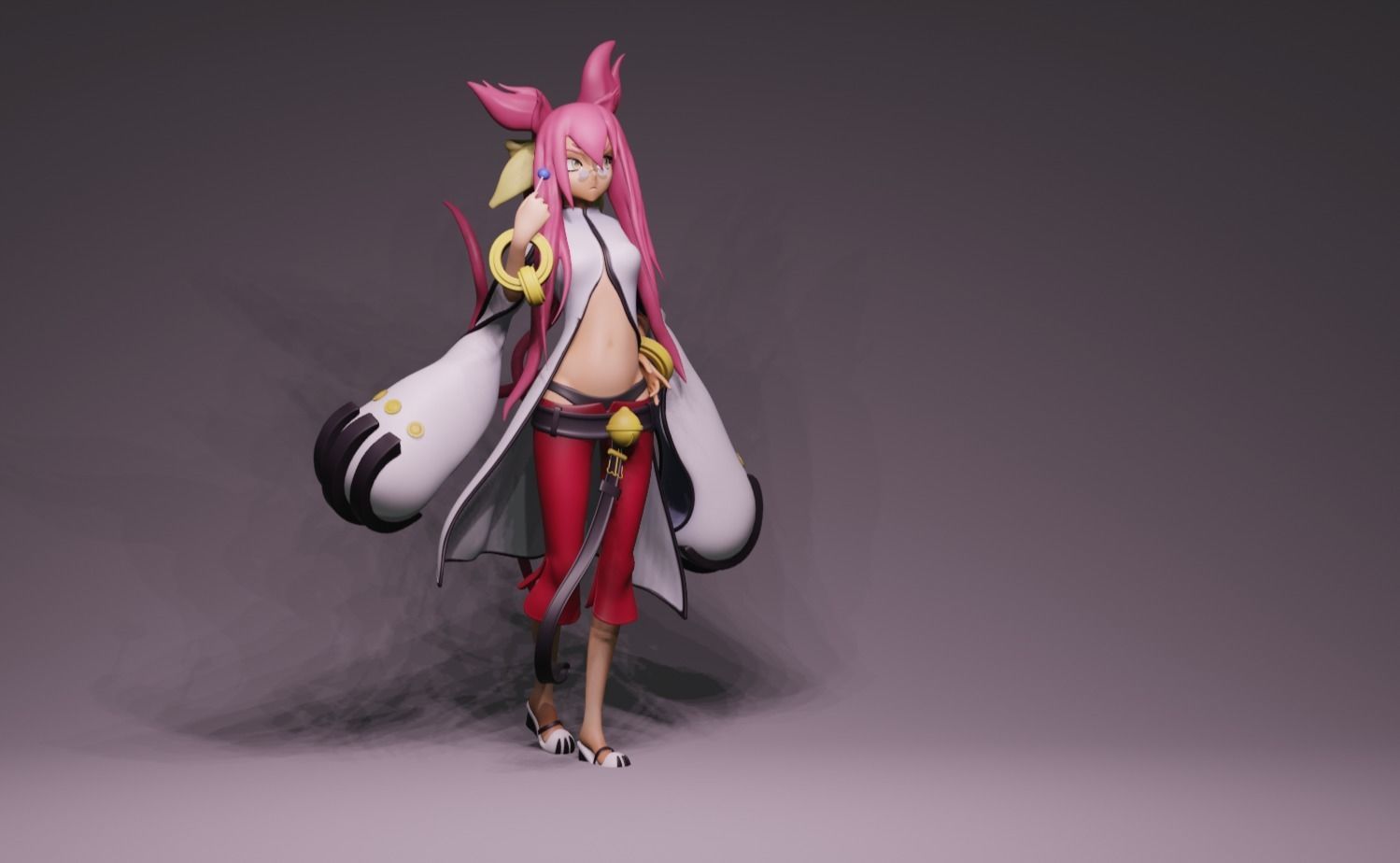 Anime Character - Kokonoe Mercury 3D model_1