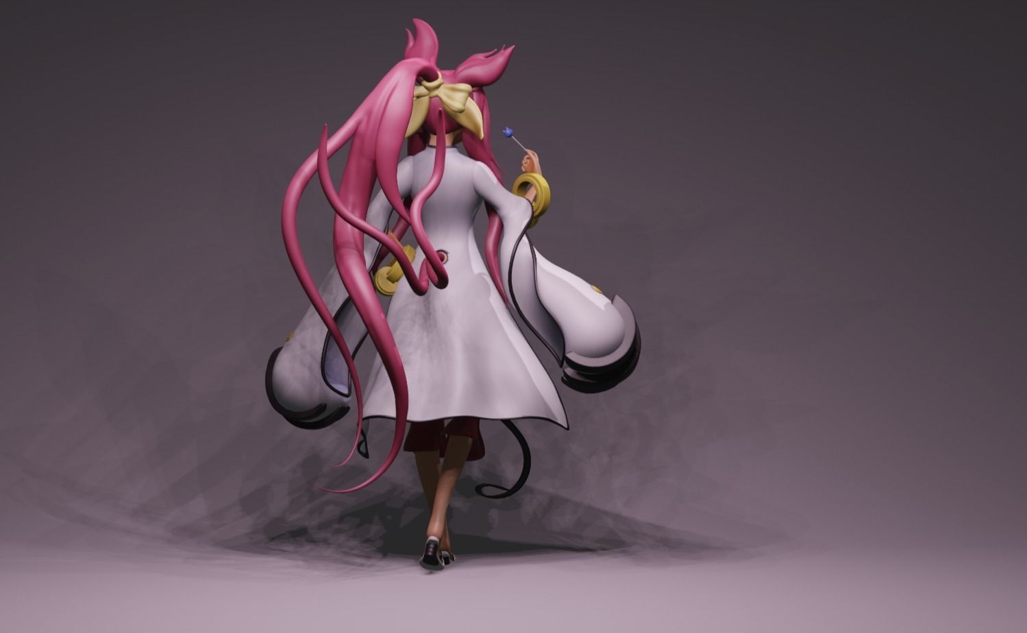 Anime Character - Kokonoe Mercury 3D model_4