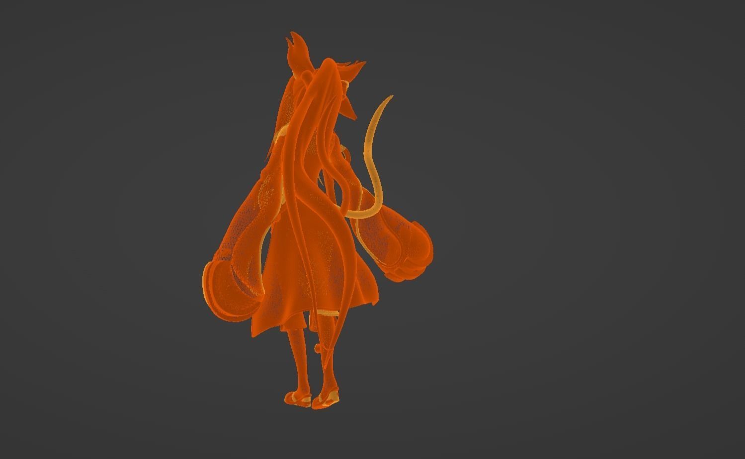 Anime Character - Kokonoe Mercury 3D model_14