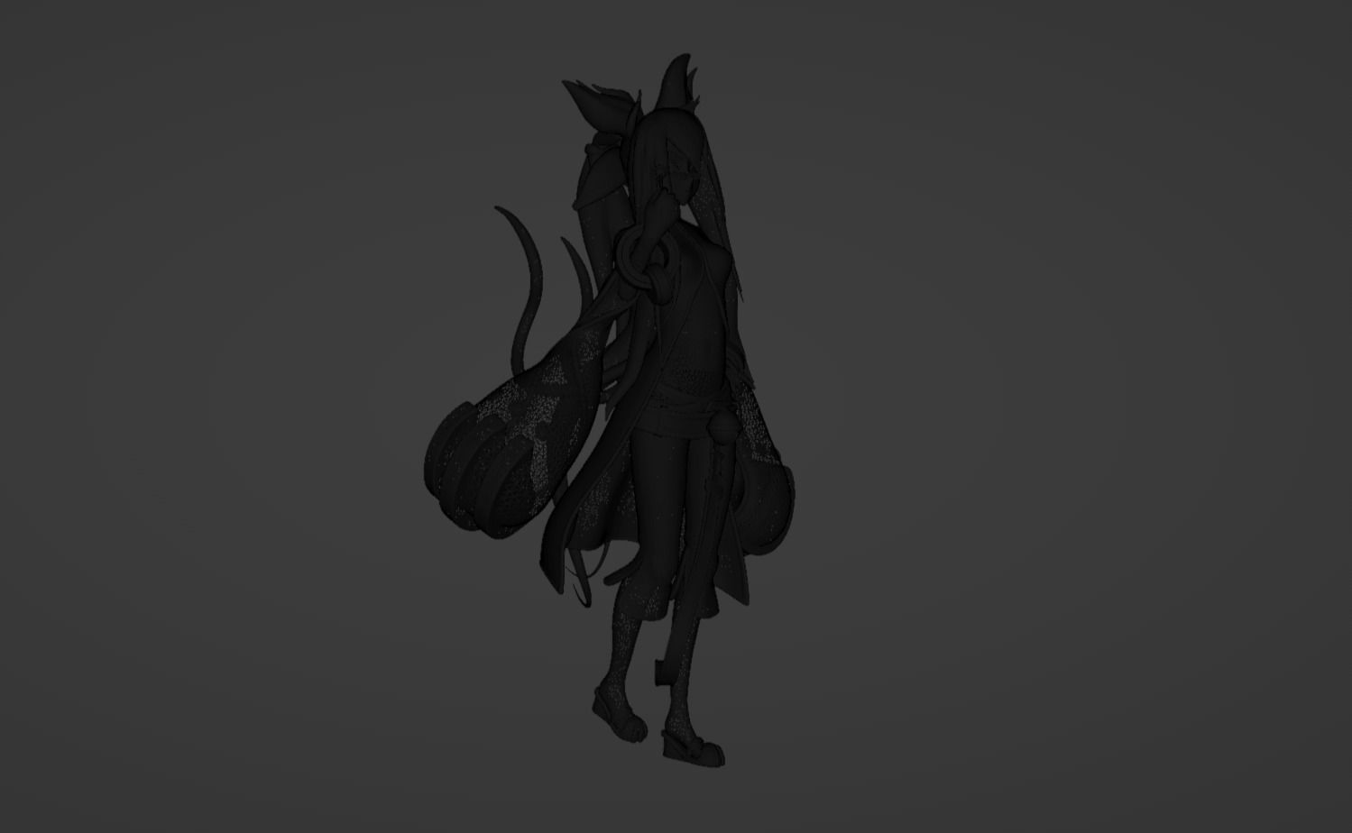 Anime Character - Kokonoe Mercury 3D model_18