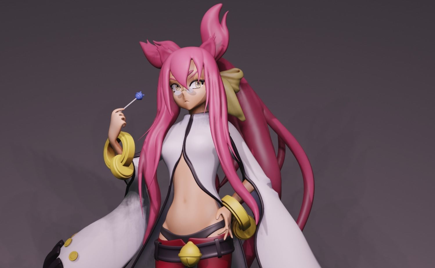 Anime Character - Kokonoe Mercury 3D model_8