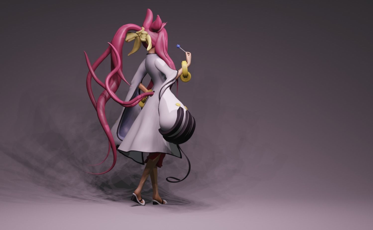 Anime Character - Kokonoe Mercury 3D model_3