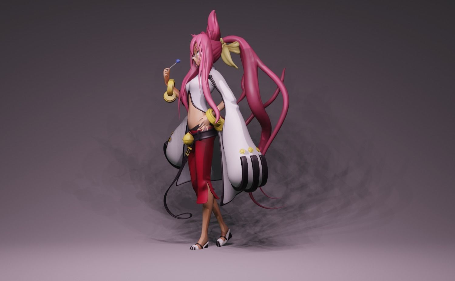 Anime Character - Kokonoe Mercury 3D model_7