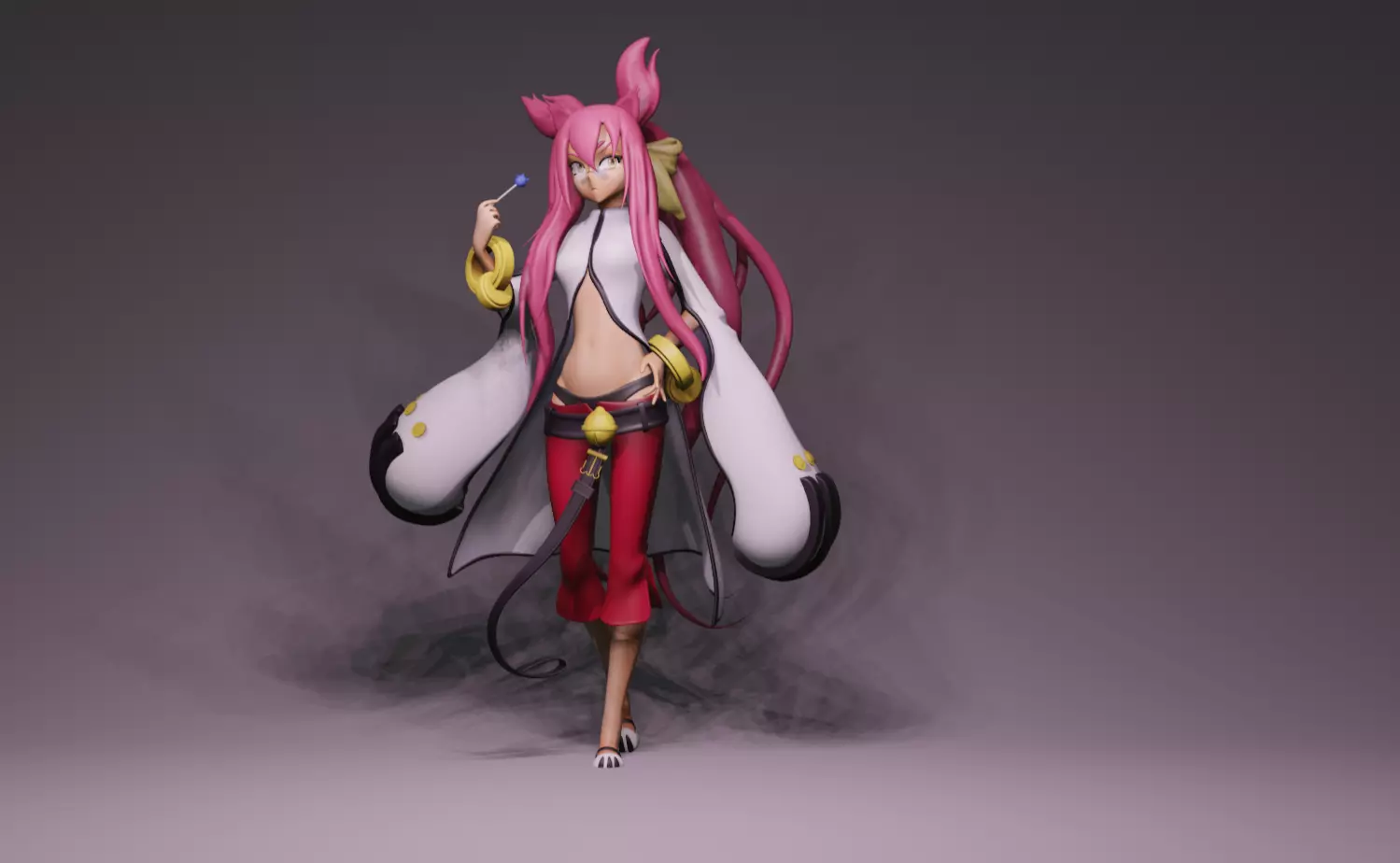 Anime Character - Kokonoe Mercury 3D model_0