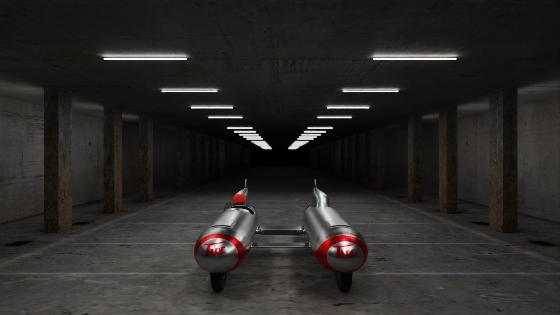 Car TARF 2 - 1953  3D model_5