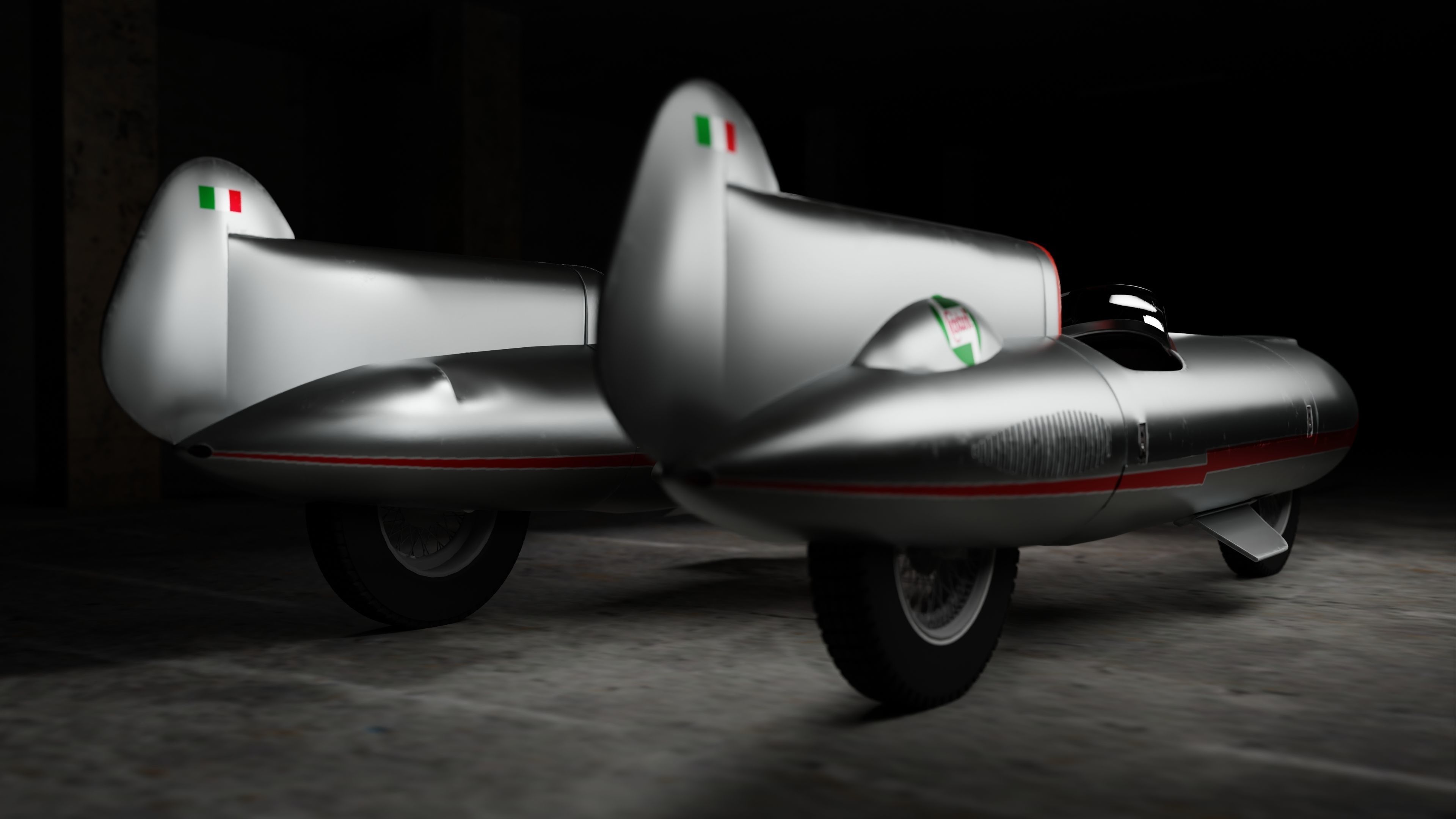 Car TARF 2 - 1953  3D model_2