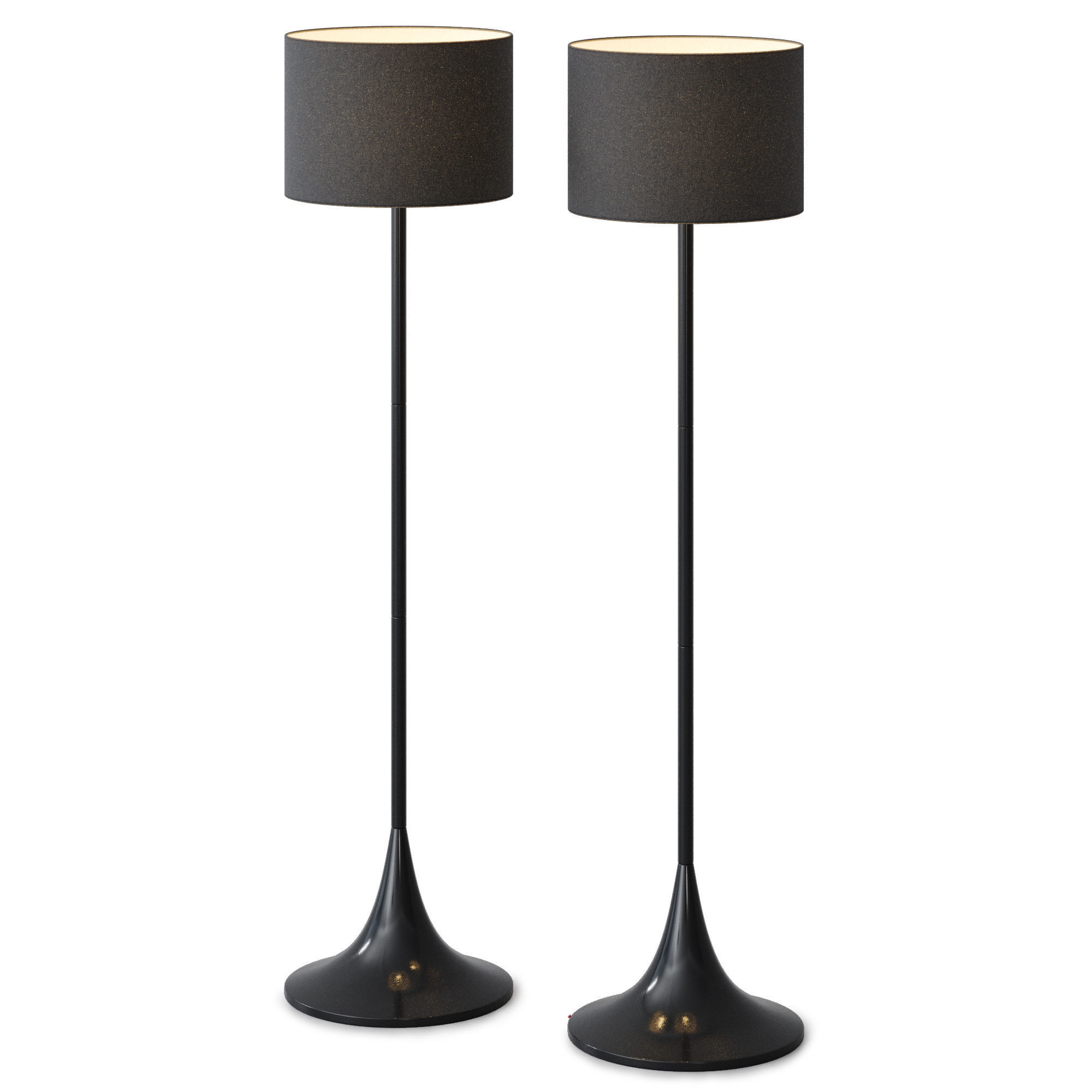 Floor lamp Faro Barcelona BLACK 3D model_3