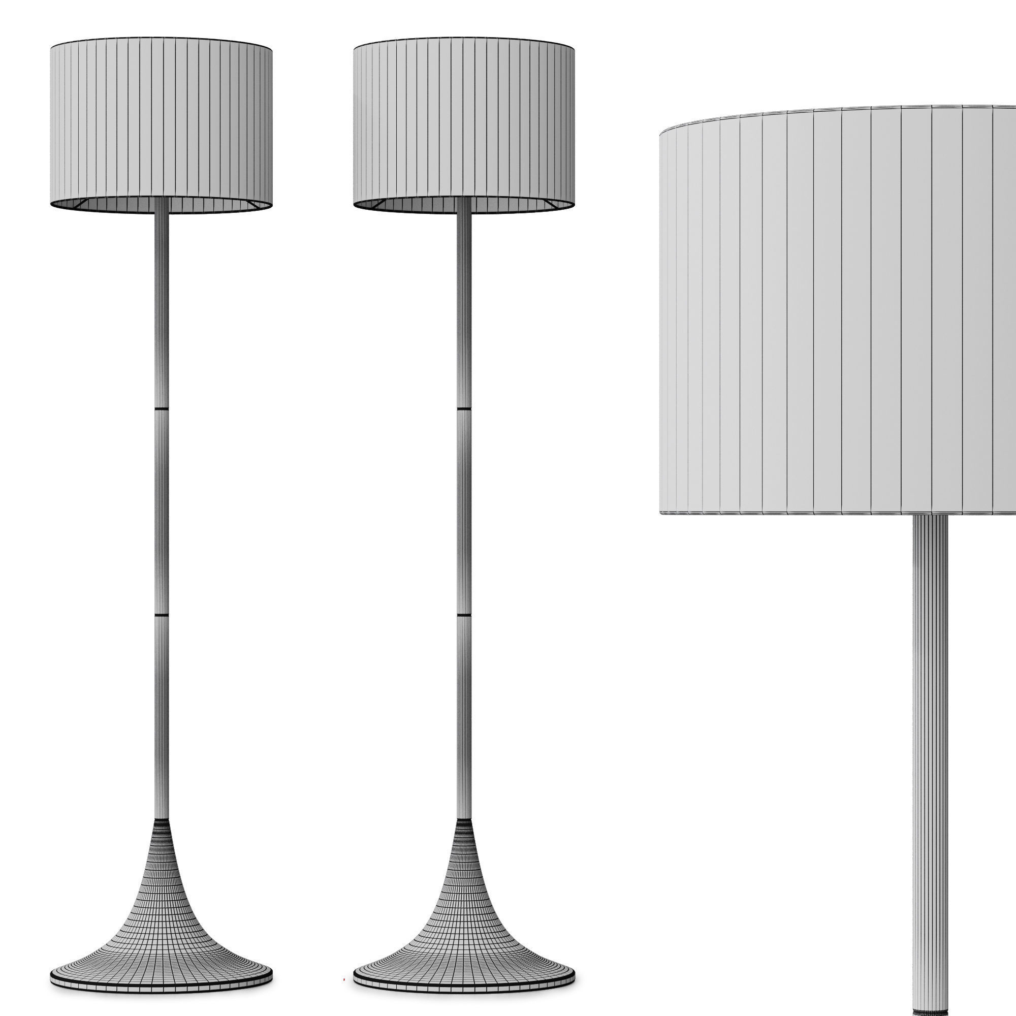 Floor lamp Faro Barcelona BLACK 3D model_12