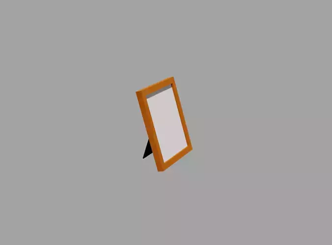 Picture Frame Cartoon Low-poly 3D model
