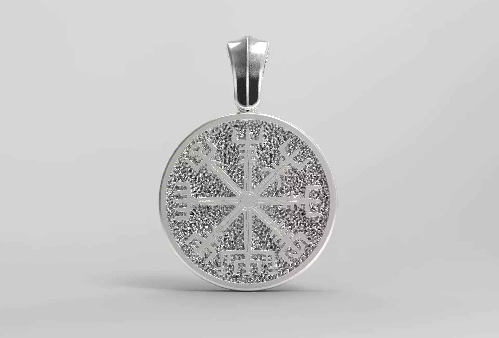 RUNIC COMPASS VEGVISIR 3D print model