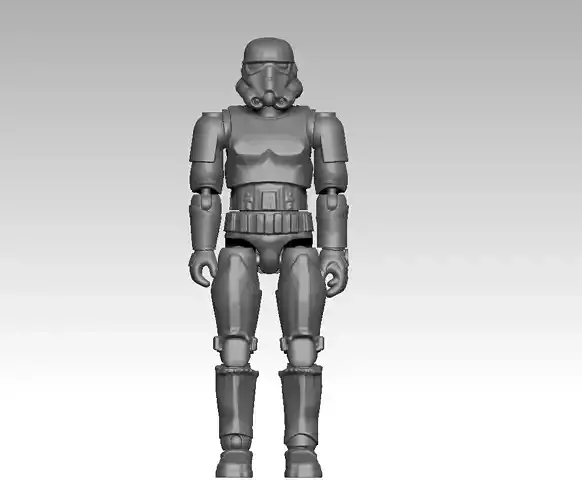 Storm Trooper - StarWars - ARTICULATED ACTION FIGURE 100mm