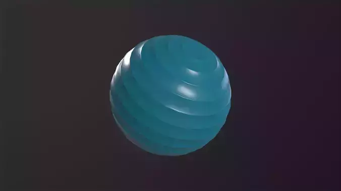 Fitness ball 3D Model